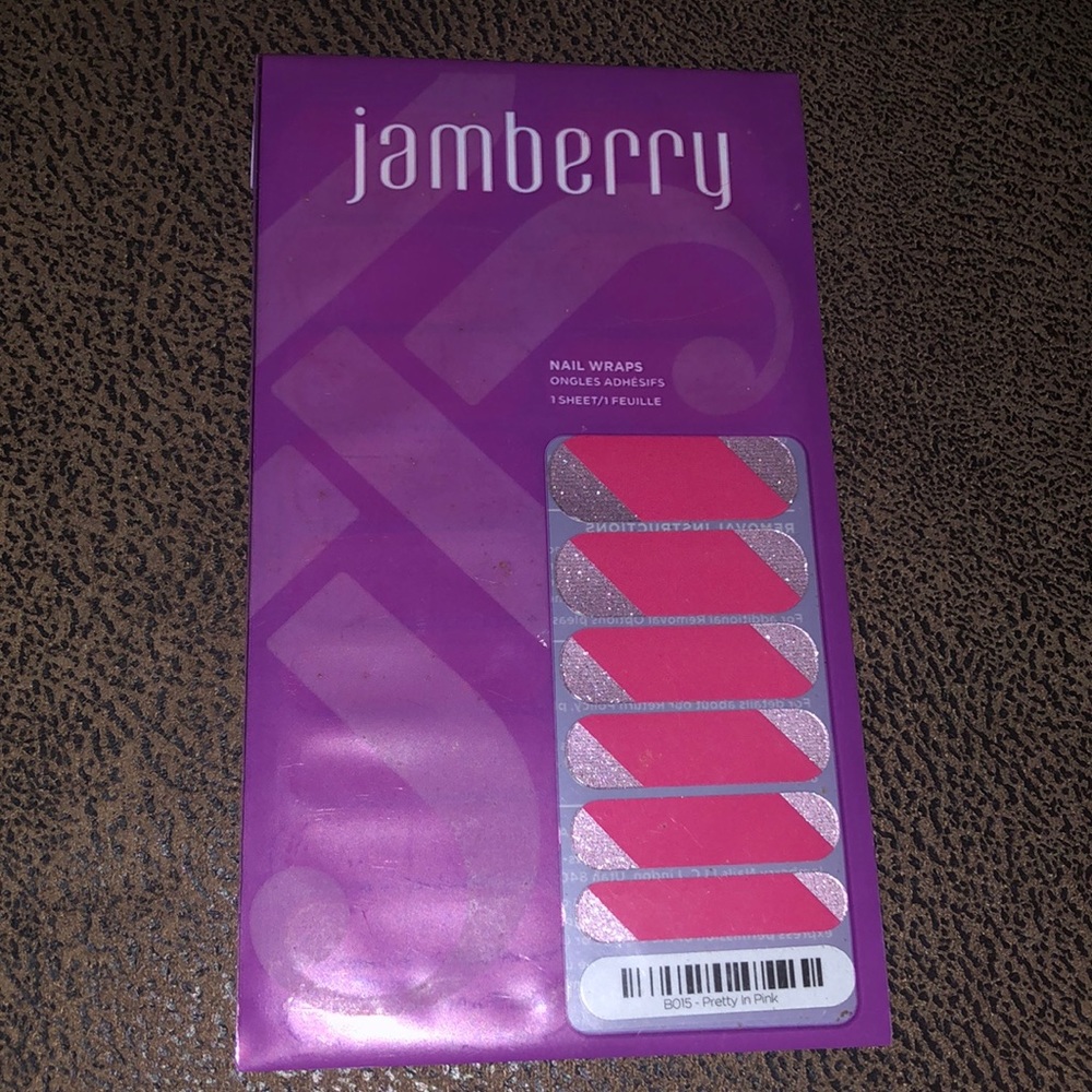 FREE WITH PURCHASE Jamberry Nail Wraps - Pretty in Pink